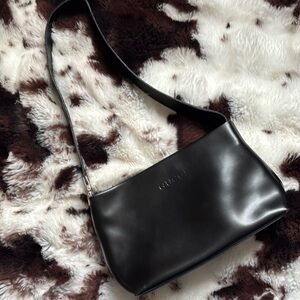 Gucci style black shoulder bag